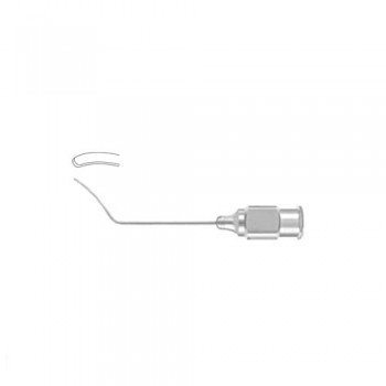 Troutman Olive Tip Cannula Delicate Stainless Steel, Gauge 25